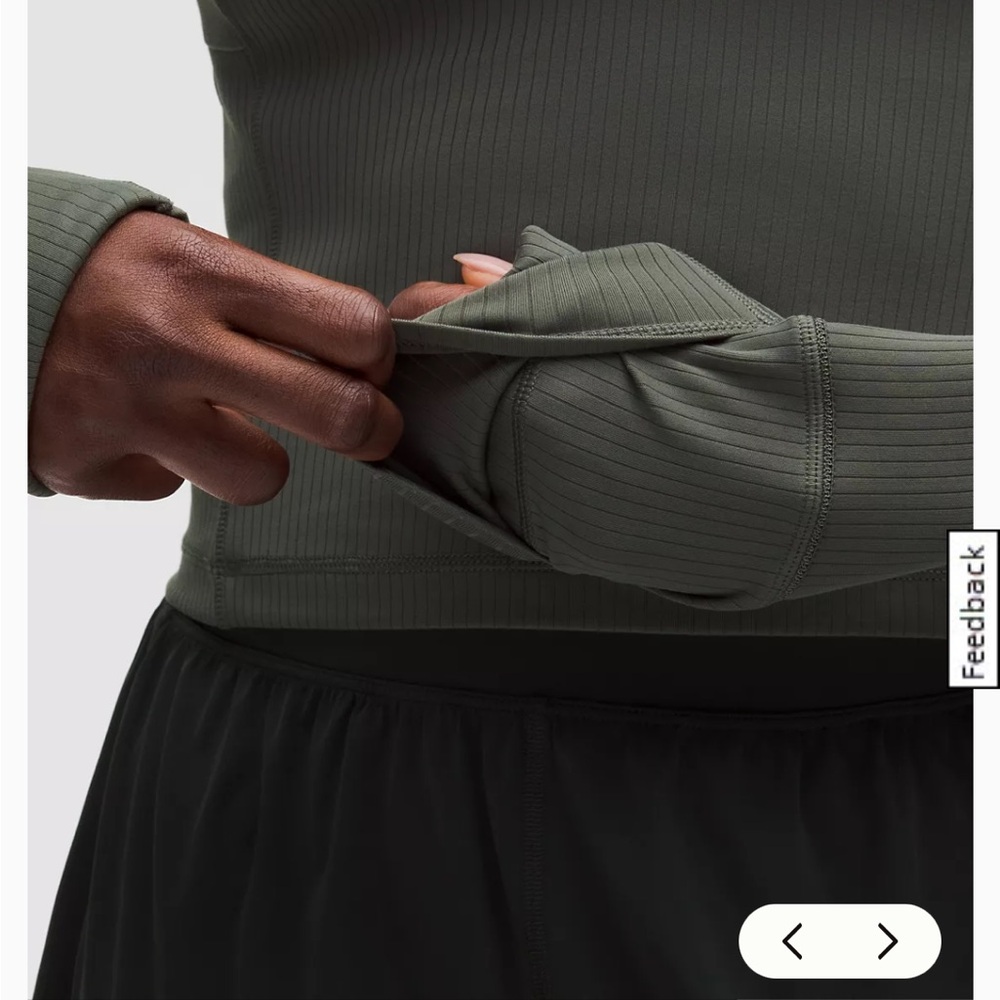 Lululemon It's Rulu Cropped Half Zip - Picture 8 of 8